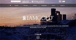 Desktop Screenshot of iamgold.com